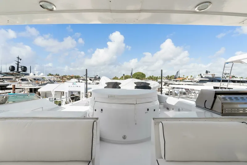 Slide: The Image of Hatteras 100 MAGIC - Flybridge 2005 Hatteras 100 Motoryacht MAGIC - 6888446