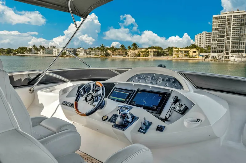Slide: The Image of 2003 Sunseeker 150 GT - Cockpit 2003 Sunseeker 150 GT " SO WHAT WHO CARES" - 6888547