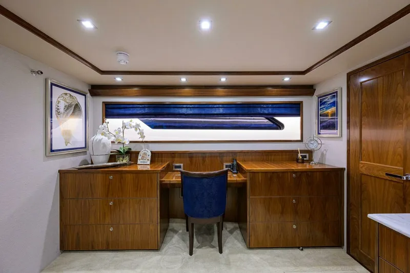 Slide: The Image of Viking 92 CHINA TIME - Master Stateroom 2020 Viking 92 Convertible CHINA TIME - 6888649