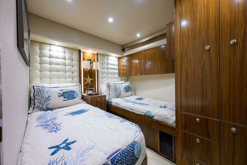 Slide: The Image of Viking 92 CHINA TIME - Forward Port Guest Stateroom 2020 Viking 92 Convertible CHINA TIME - 6888656