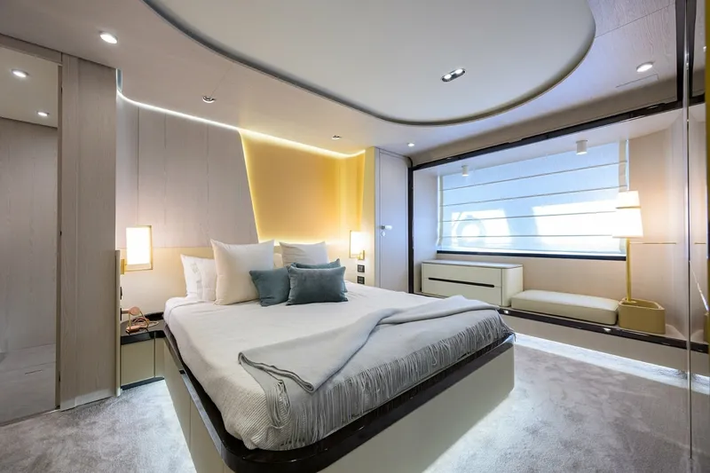Slide: The Image of Azimut 78 - DT78 - Master Stateroom 2024 Azimut 78 Fly - DT78 - 6889531