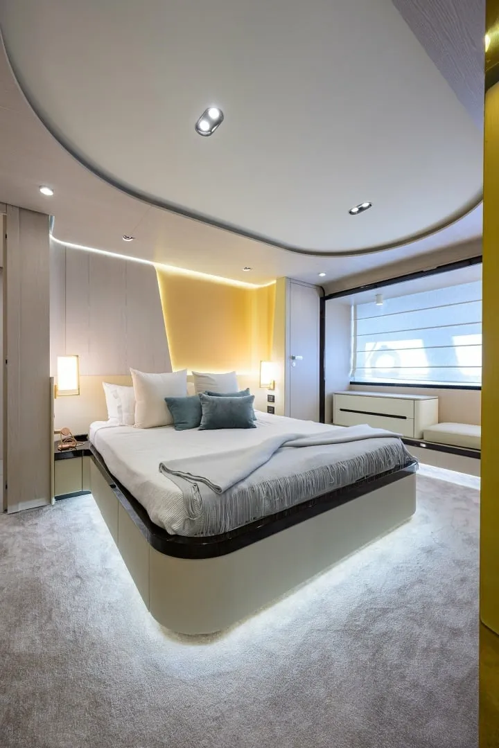 Slide: The Image of Azimut 78 - DT78 - Master Stateroom 2024 Azimut 78 Fly - DT78 - 6889499