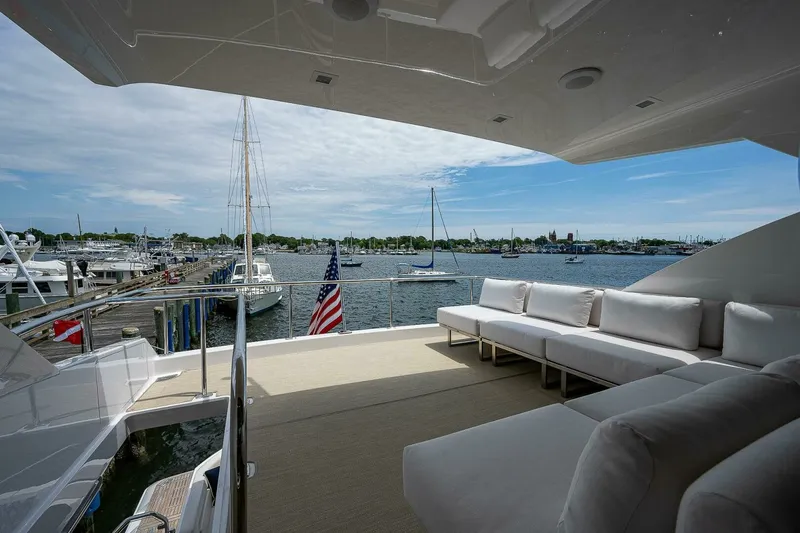 Slide: The Image of Viking 75 MIRAGE - Flybridge Aft Deck 2017 Viking 75 Motoryacht MIRAGE - 6889825