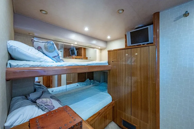Slide: The Image of Crew Quarters 2005 Viking 74 Convertible - Reel Estate - 6889881