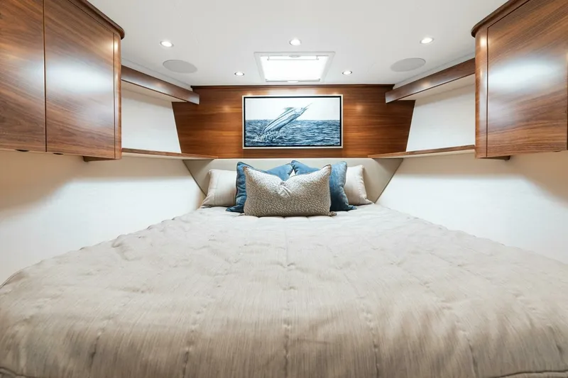 Slide: The Image of Viking 74 Convertible - Forward VIP Stateroom 2026 Viking 74 Convertible - 6889969