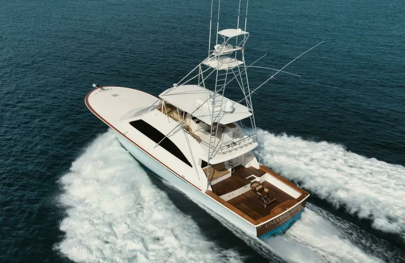 Slide: The Image of Ocean 73 UNCONQUERED - Aerial Running Shot 2005 Ocean 73 Super Sport UNCONQUERED - 6890040