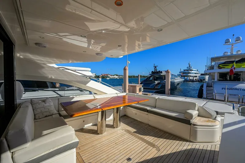 Slide: The Image of Princess 72 Policy Limits - Exterior Aft Deck 2013 Princess 72 V72 Express Policy Limits - 6890201