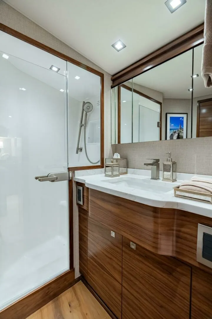 Slide: The Image of Viking 68 Convertible - Ensuite Head 2026 Viking 68 Convertible - 6890431