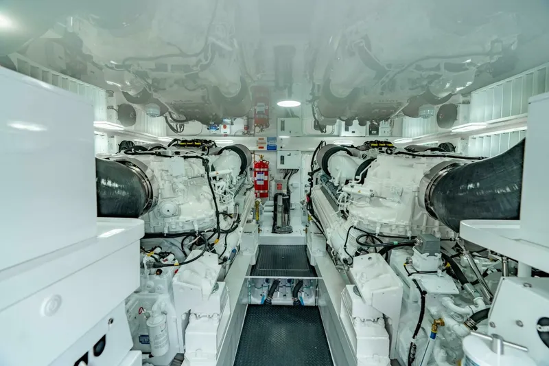 Slide: The Image of Viking 68 Convertible - Engine Room 2026 Viking 68 Convertible - 6890420