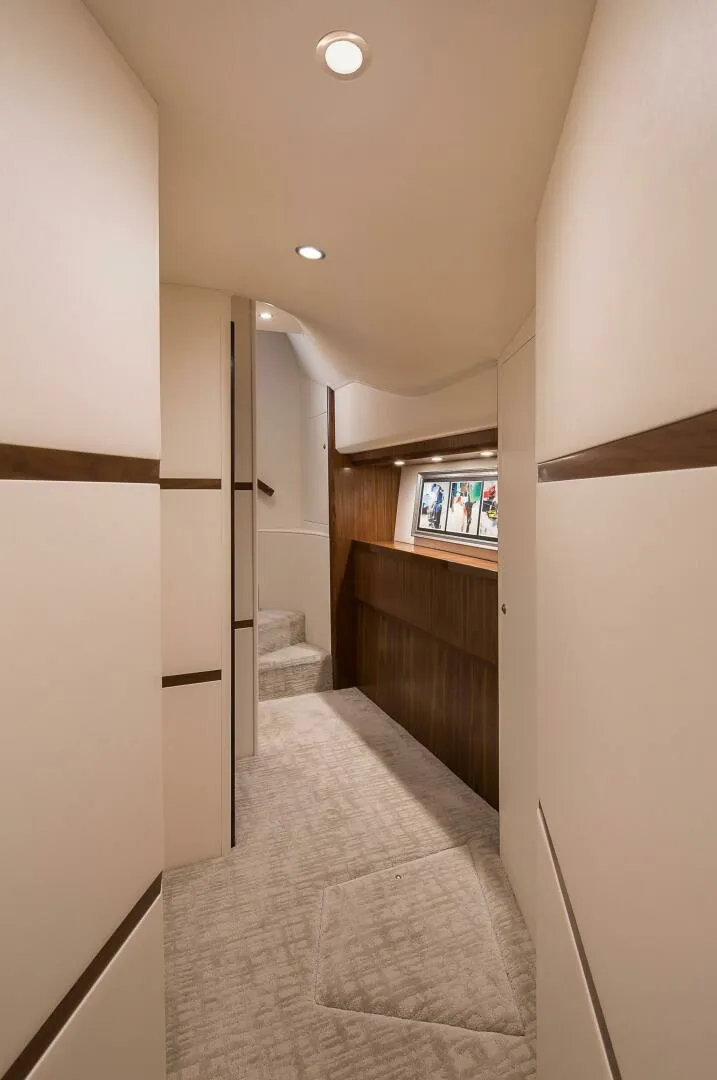 Slide: The Image of Viking 68 Enclosed Bridge - Hallway 2026 Viking 68 Enclosed Bridge - 6890485