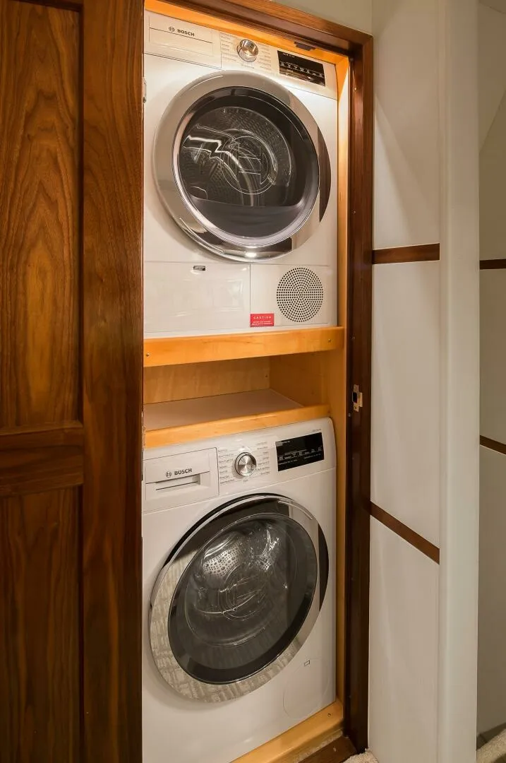 Slide: The Image of Viking 68 Enclosed Bridge - Laundry Closet 2026 Viking 68 Enclosed Bridge - 6890480