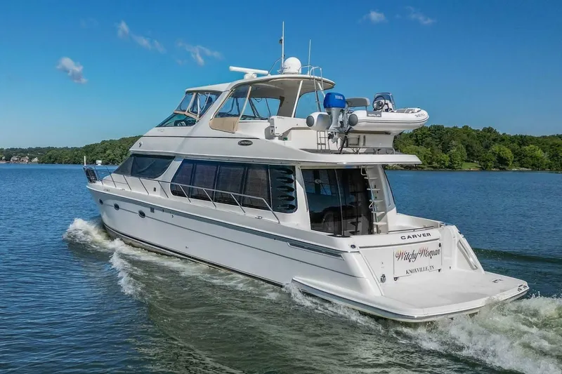 Slide: The Image of Carver Yachts 570 Voyager Pilothouse 2005 - 6987056