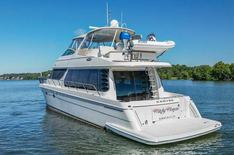 Slide: The Image of Carver Yachts 570 Voyager Pilothouse 2005 - 7239239