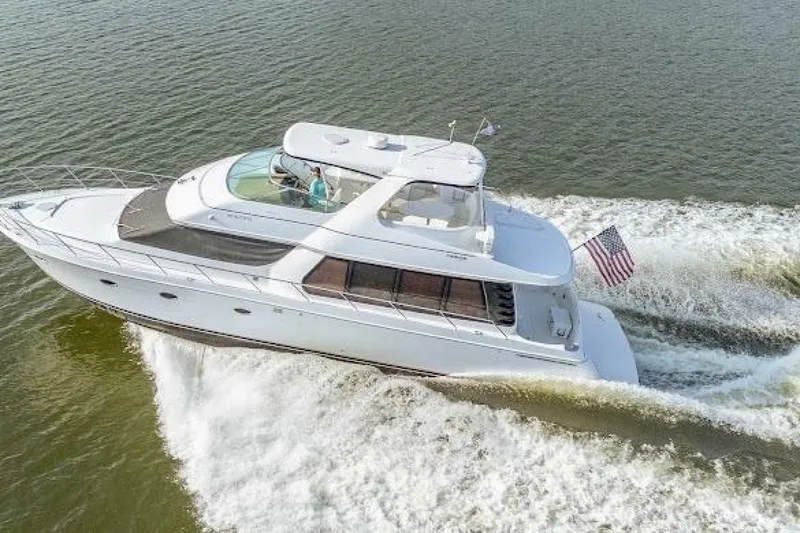 Slide: The Image of Carver Yachts 570 Voyager Pilothouse 2003 - 7240799