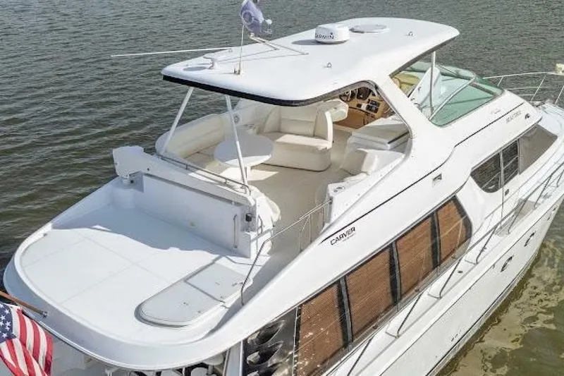 Slide: The Image of Carver Yachts 570 Voyager Pilothouse 2003 - 7240818