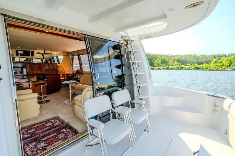 Slide: The Image of Carver Yachts 570 Voyager Pilothouse 2003 - 7240858