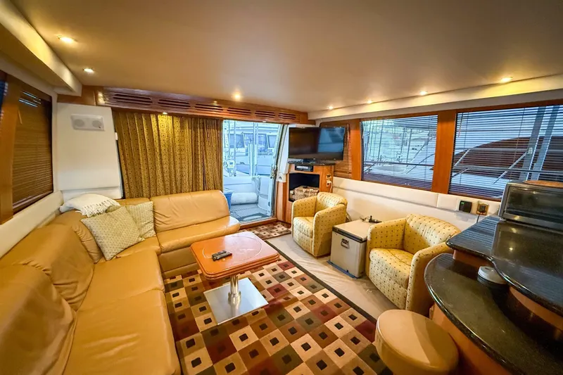 Slide: The Image of Carver Yachts 570 Voyager Pilothouse 2001 - 6956288