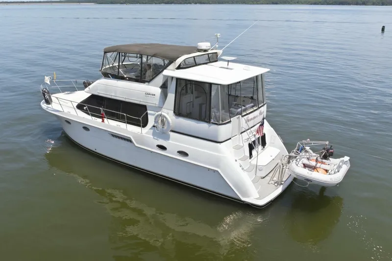 Slide: The Image of Carver Yachts 406 Aft Cabin Motor Yacht 2000 - 7394288