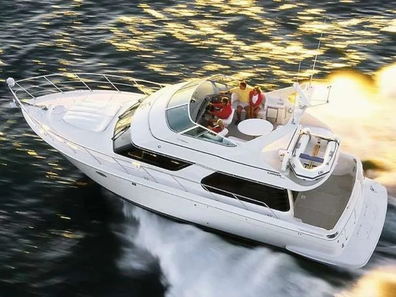 Slide: The Image of Carver Yachts 450 Voyager Pilothouse 2000 - 7242925