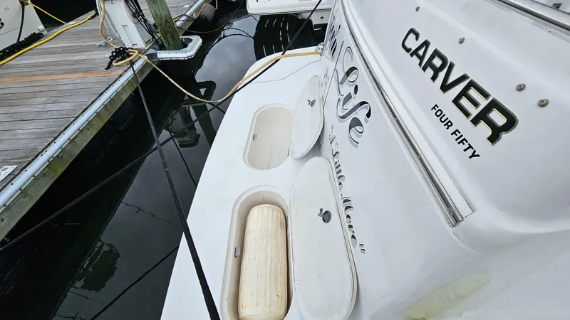 Slide: The Image of Carver Yachts 450 Voyager Pilothouse 2000 - 6956983