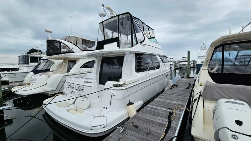 Slide: The Image of Carver Yachts 450 Voyager Pilothouse 2000 - 7242736