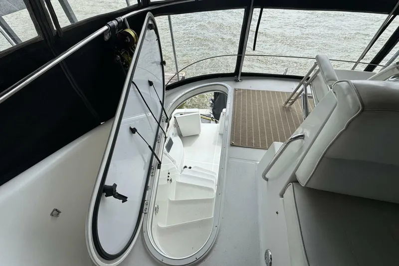 Slide: The Image of Carver Yachts 450 Voyager Pilothouse 1999 - 6957275