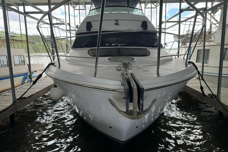 Slide: The Image of Carver Yachts 450 Voyager Pilothouse 1999 - 6957257