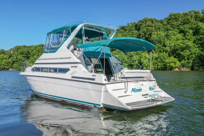 Slide: The Image of Carver Yachts 380 Santego 1994 - 6958308