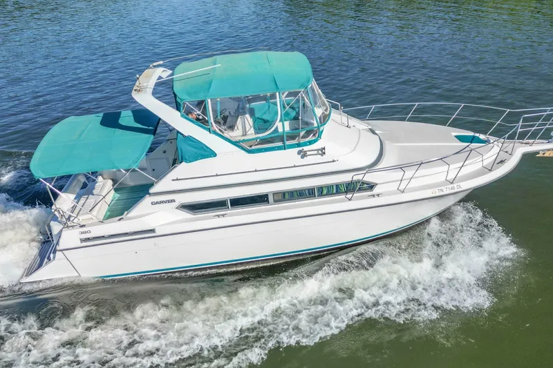Slide: The Image of Carver Yachts 380 Santego 1994 - 6958328