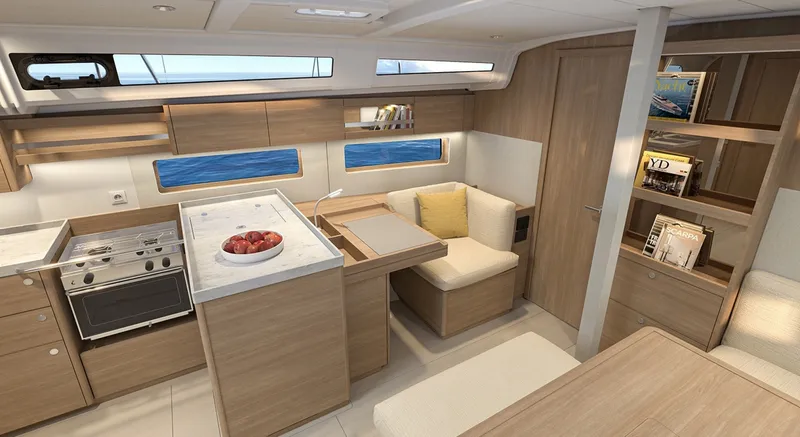 Slide: The Image of Beneteau Oceanis 42 Nav Station - Drawing - 6980324