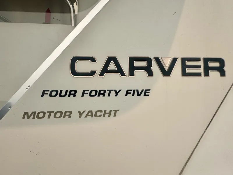 Slide: The Image of Carver Yachts 445 Aft Cabin 1997 - 6981655