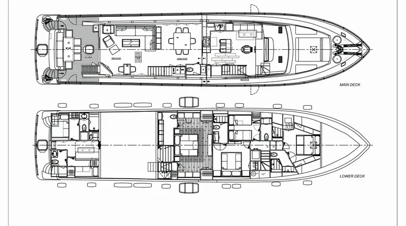Slide: The Image of Main Deck and Lower Deck - 7090941