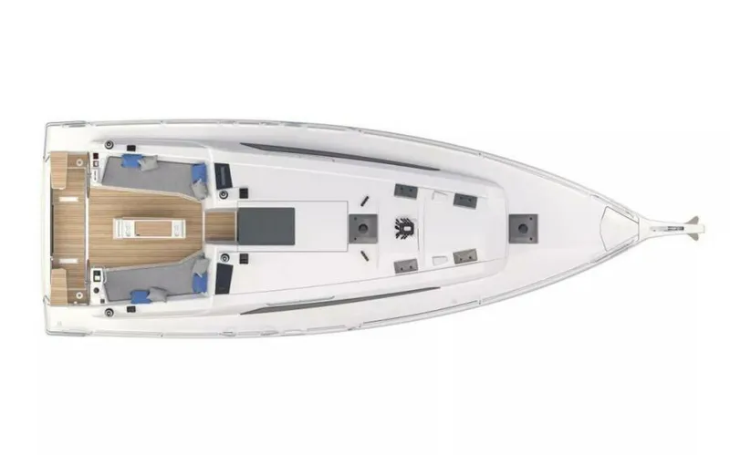 Slide: The Image of Beneteau OCEANIS 37.1 Deck Layout - 7087656