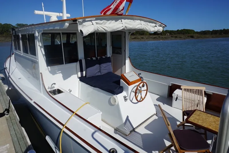 Slide: The Image of Rowe 36' Salty Dog - Exterior Cockpit 2003 Rowe 36' Downeast Salty Dog - 7649720