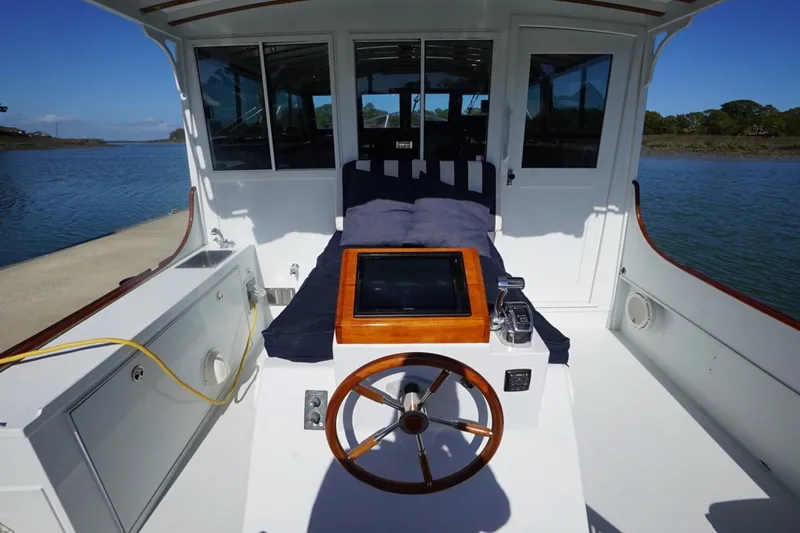 Slide: The Image of Rowe 36' Salty Dog - Exterior Cockpit 2003 Rowe 36' Downeast Salty Dog - 7649719