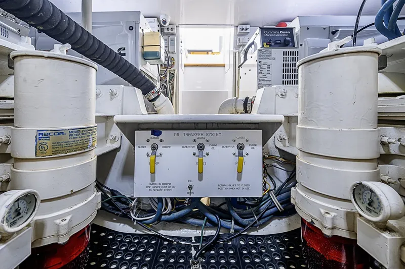 Slide: The Image of Viking 52 - Catchin Time - Engine Room 2002 Viking 52 Convertible - Catchin Time - 7088805