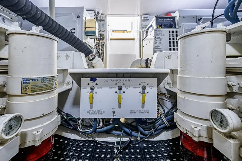 Slide: The Image of Viking 52 - Catchin Time - Engine Room 2002 Viking 52 Convertible - Catchin Time - 7649765