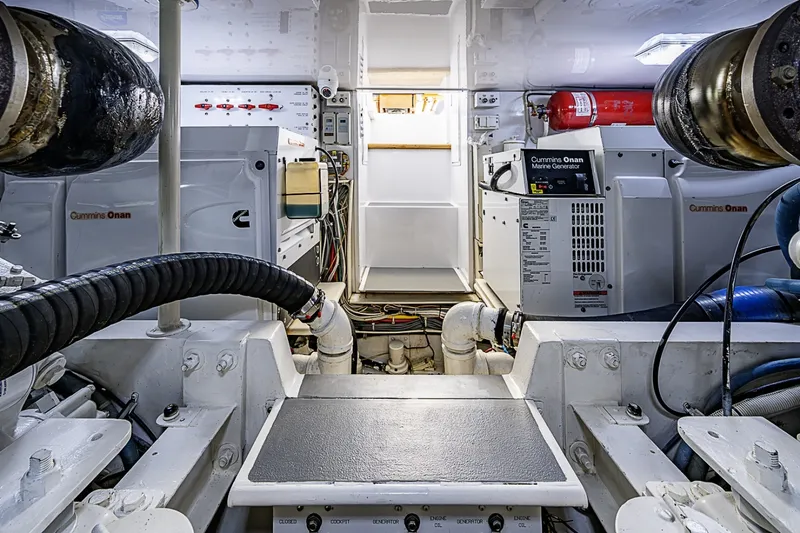 Slide: The Image of Viking 52 - Catchin Time - Engine Room 2002 Viking 52 Convertible - Catchin Time - 7088807