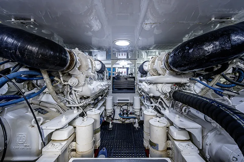 Slide: The Image of Viking 52 - Catchin Time - Engine Room 2002 Viking 52 Convertible - Catchin Time - 7088800