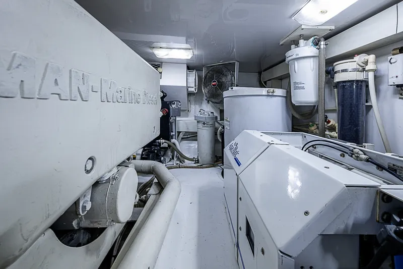 Slide: The Image of Viking 52 - Catchin Time - Engine Room 2002 Viking 52 Convertible - Catchin Time - 7088803