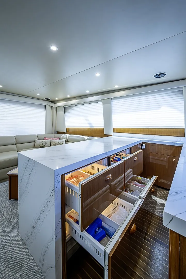 Slide: The Image of Viking 52 - Catchin Time - Galley 2002 Viking 52 Convertible - Catchin Time - 7088761