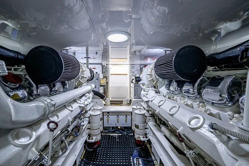 Slide: The Image of Viking 52 - Catchin Time - Engine Room 2002 Viking 52 Convertible - Catchin Time - 7088804