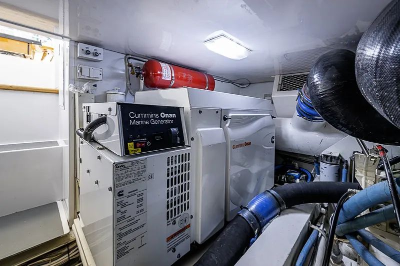 Slide: The Image of Viking 52 - Catchin Time - Engine Room 2002 Viking 52 Convertible - Catchin Time - 7088806