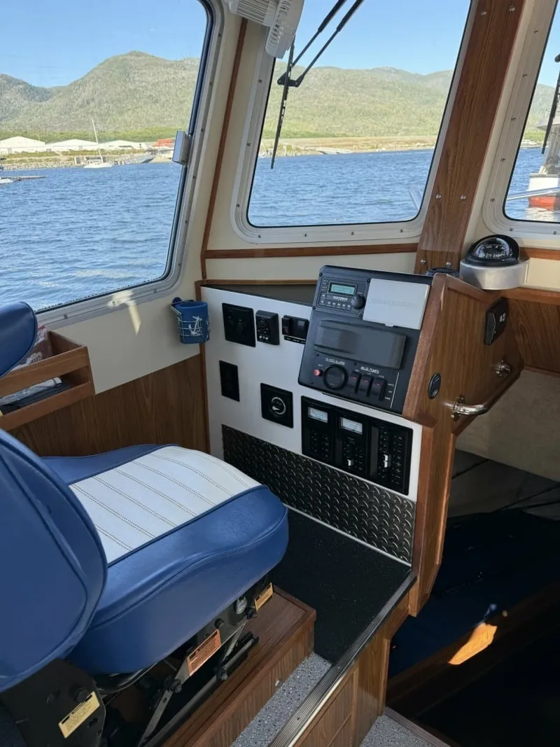 Slide: The Image of HERRING IMPAIRED 2018 42 Little Hoquiam Boat Works HELM CHAIR - 7649781