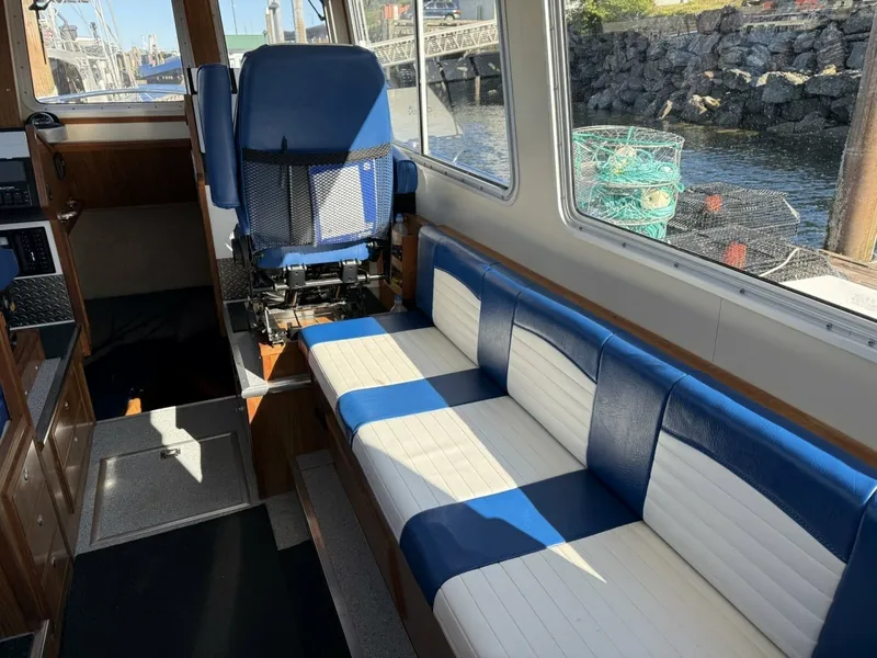 Slide: The Image of HERRING IMPAIRED 2018 42 Little Hoquiam Boat Works CABIN BENCH SEATING - 7649780