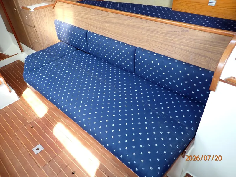 Slide: The Image of 35' Pearson salon starboard lower berth - 7141296