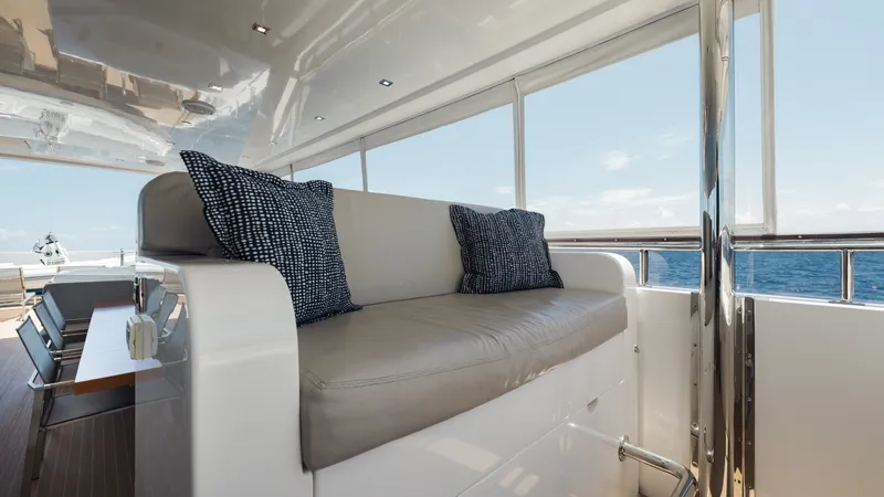 Slide: The Image of Raised Helm Deck Seating Portside - 7146106