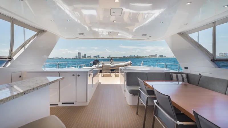 Slide: The Image of  Looking Aft From Helm Deck - 7146104