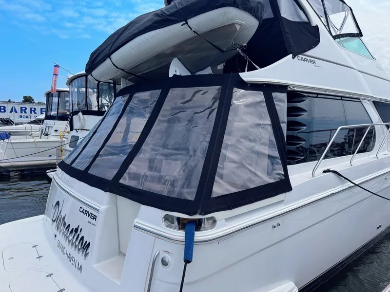 Slide: The Image of Carver Yachts 450 Voyager Pilothouse 1999 - 7146572