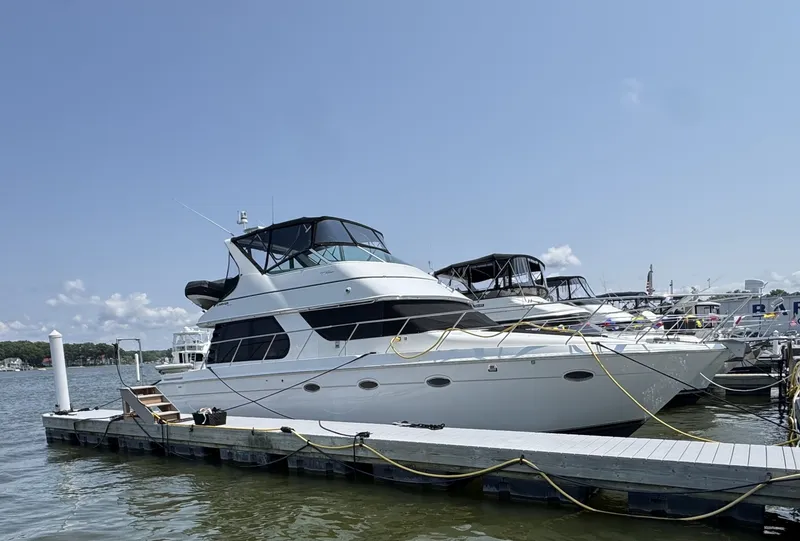 Slide: The Image of Carver Yachts 450 Voyager Pilothouse 1999 - 7146586